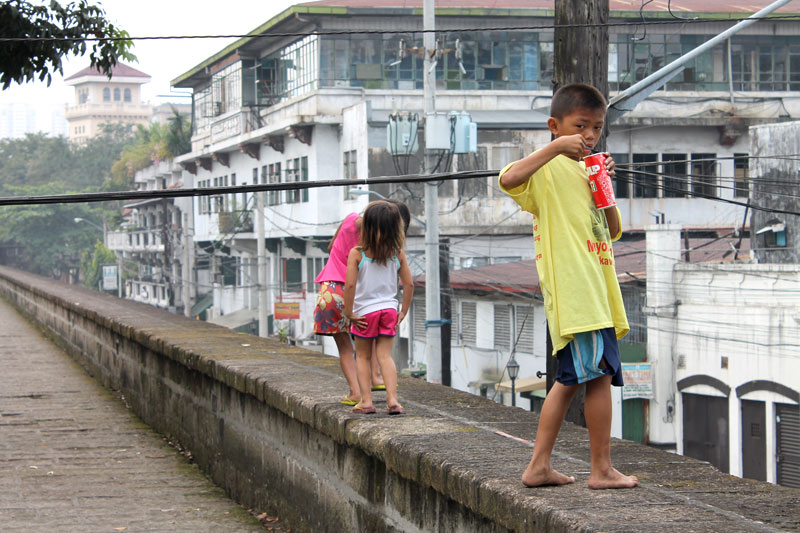 Spaziergang auf der alten Mauer von Intramuros © Valerie Till