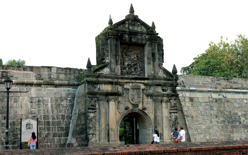 Das Haupttor von Fort Santiago in Intramuros © Valerie Till